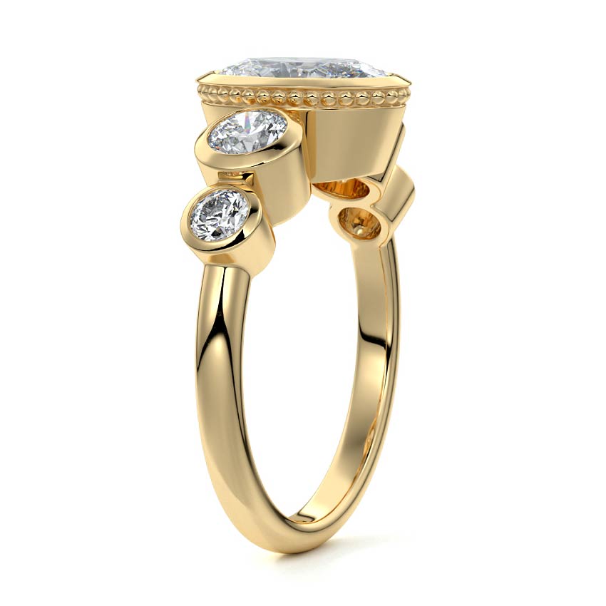 Willow - Five Stone Side Stone Engagement Ring