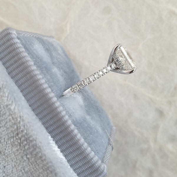 2CT Teresa Princess Cut Engagement Ring - Raphana Jewellery