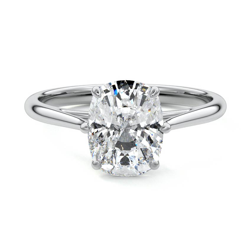 Dominique - Solitaire Cushion Cut Engagement Ring