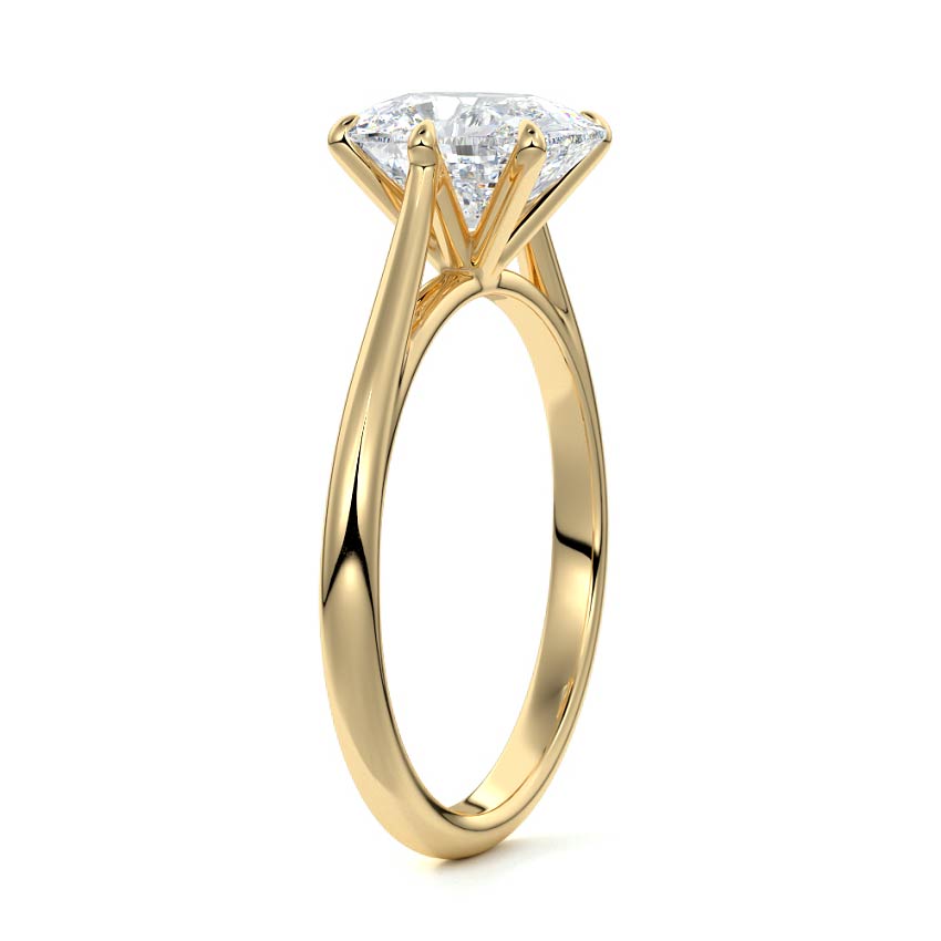Dominique - Solitaire Cushion Cut Engagement Ring