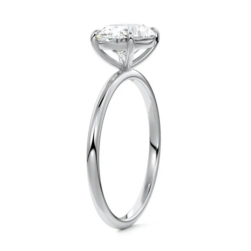 Arlet - Solitaire Oval Shape East/West Ring