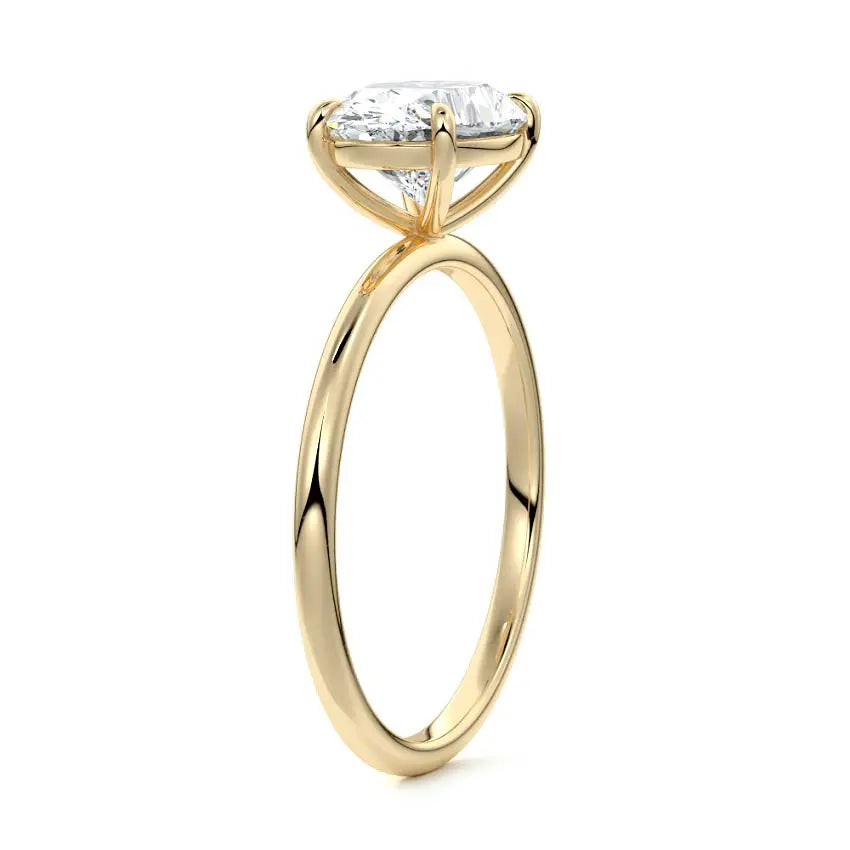 Arlet - Solitaire Oval Shape East/West Ring