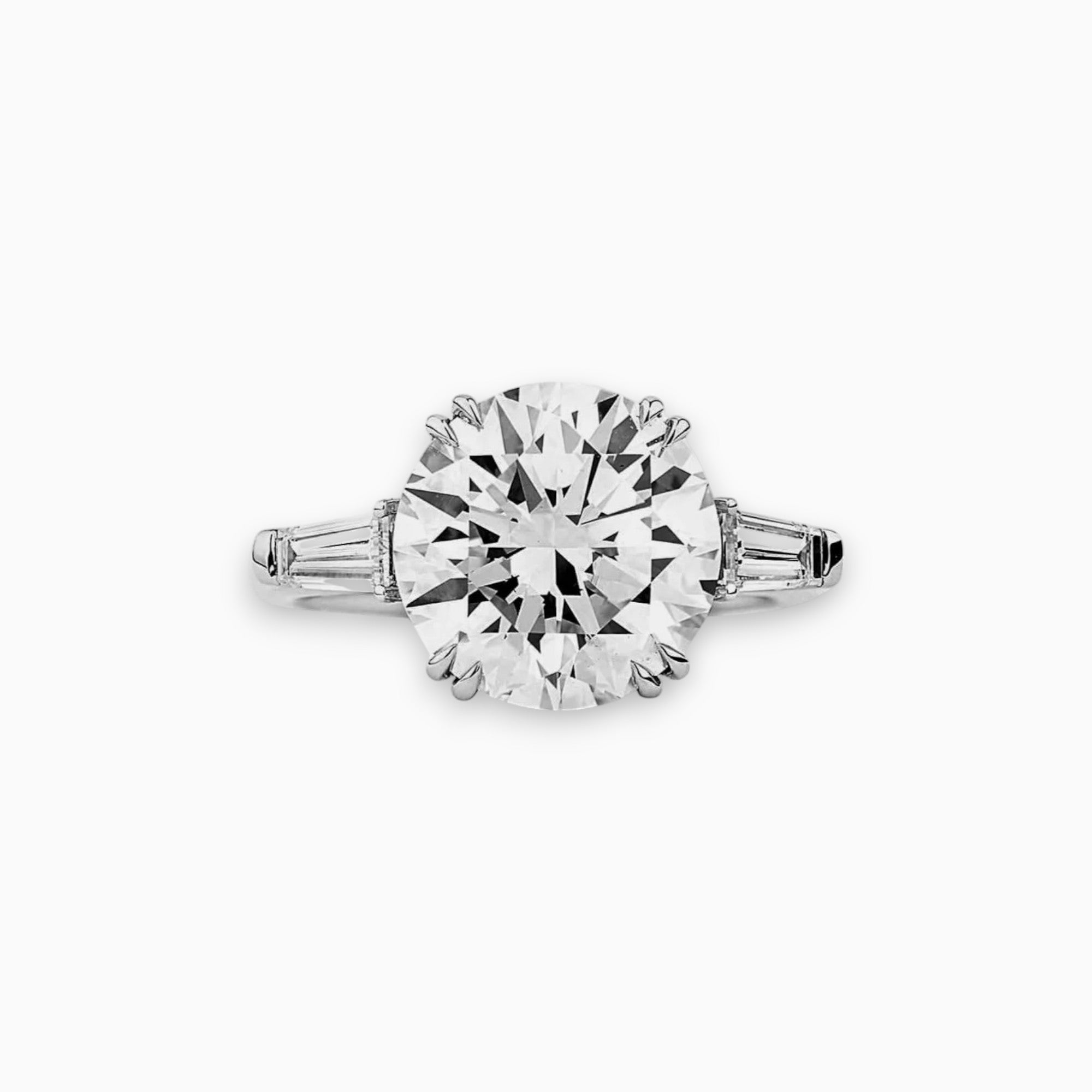 5 Carat Diamond Ring Platinum - Nura Jewellery