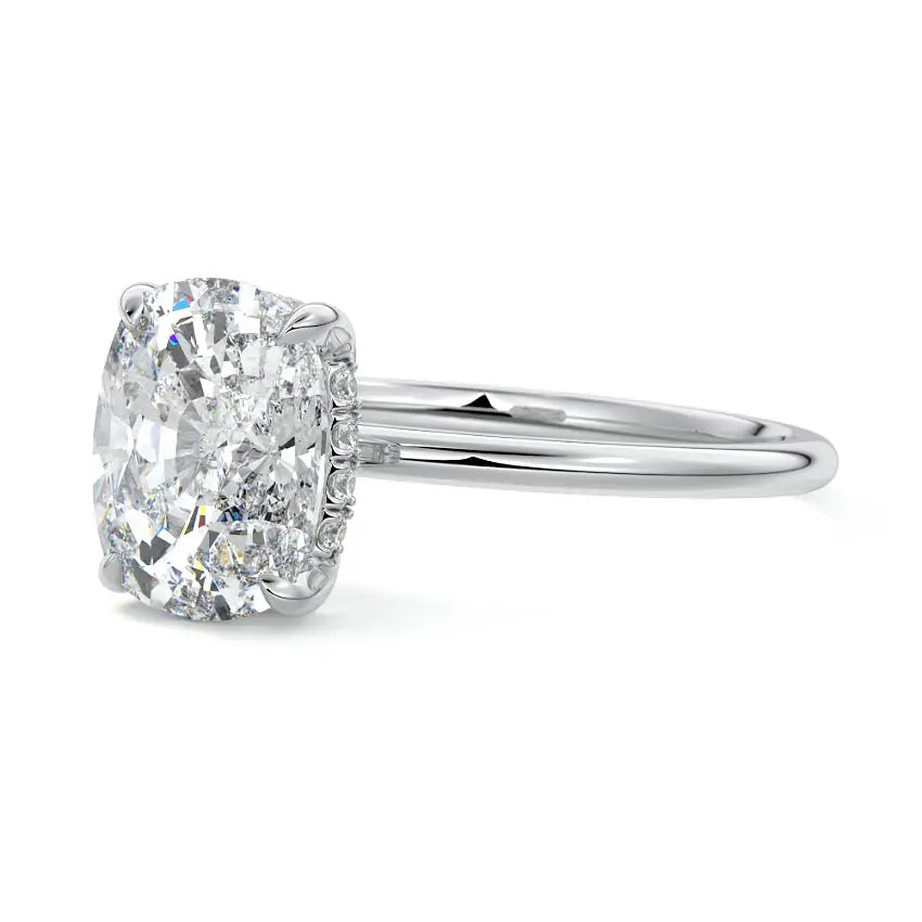 Paola - Cushion Cut Solitaire Lab-Grown Engagement Ring