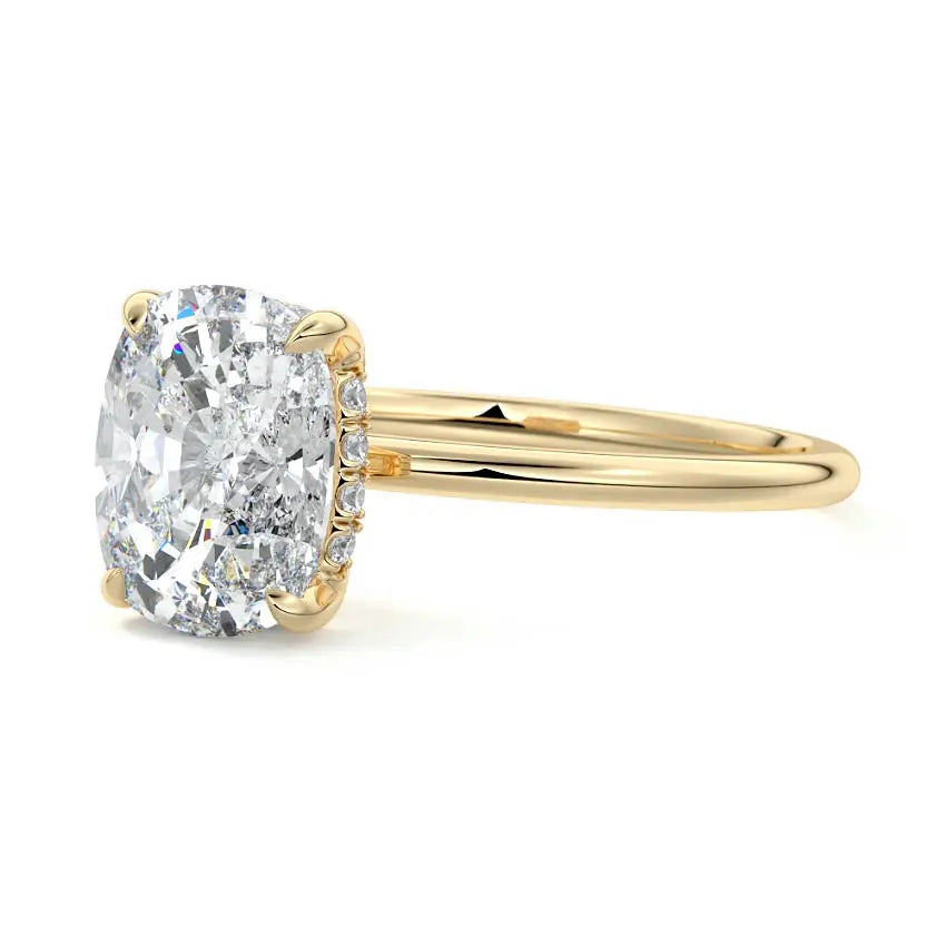 Paola - Cushion Cut Solitaire Lab-Grown Engagement Ring
