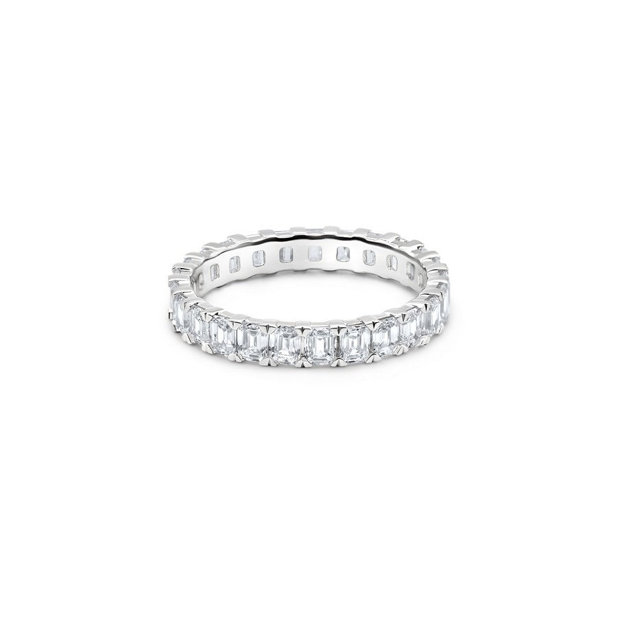 2.5 Carat Emerald Eternity Anniversary Band