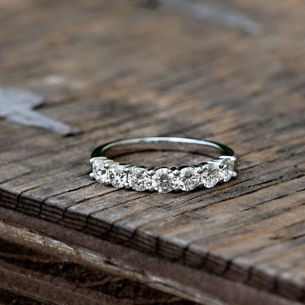 1.5 Carat Seven-Stone Round Anniversary Band