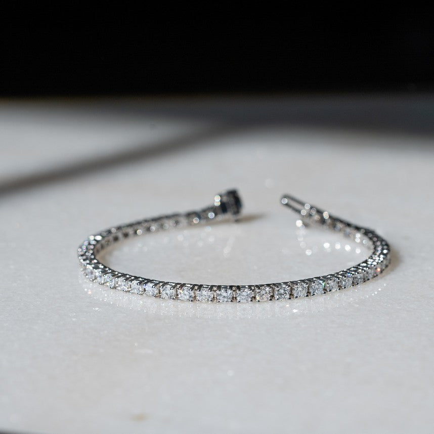 5 Carat Lab Grown Diamond Tennis Bracelet