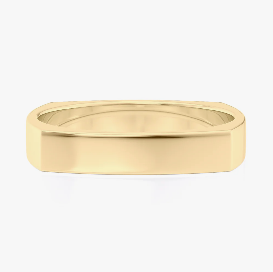 Carlos - Sleek Square Edge Wedding Band