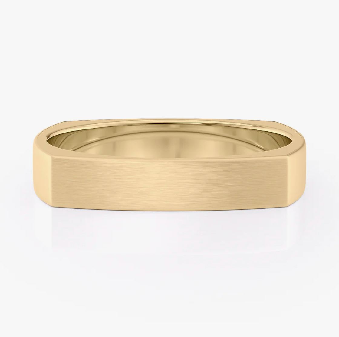 Carlos - Sleek Square Edge Wedding Band