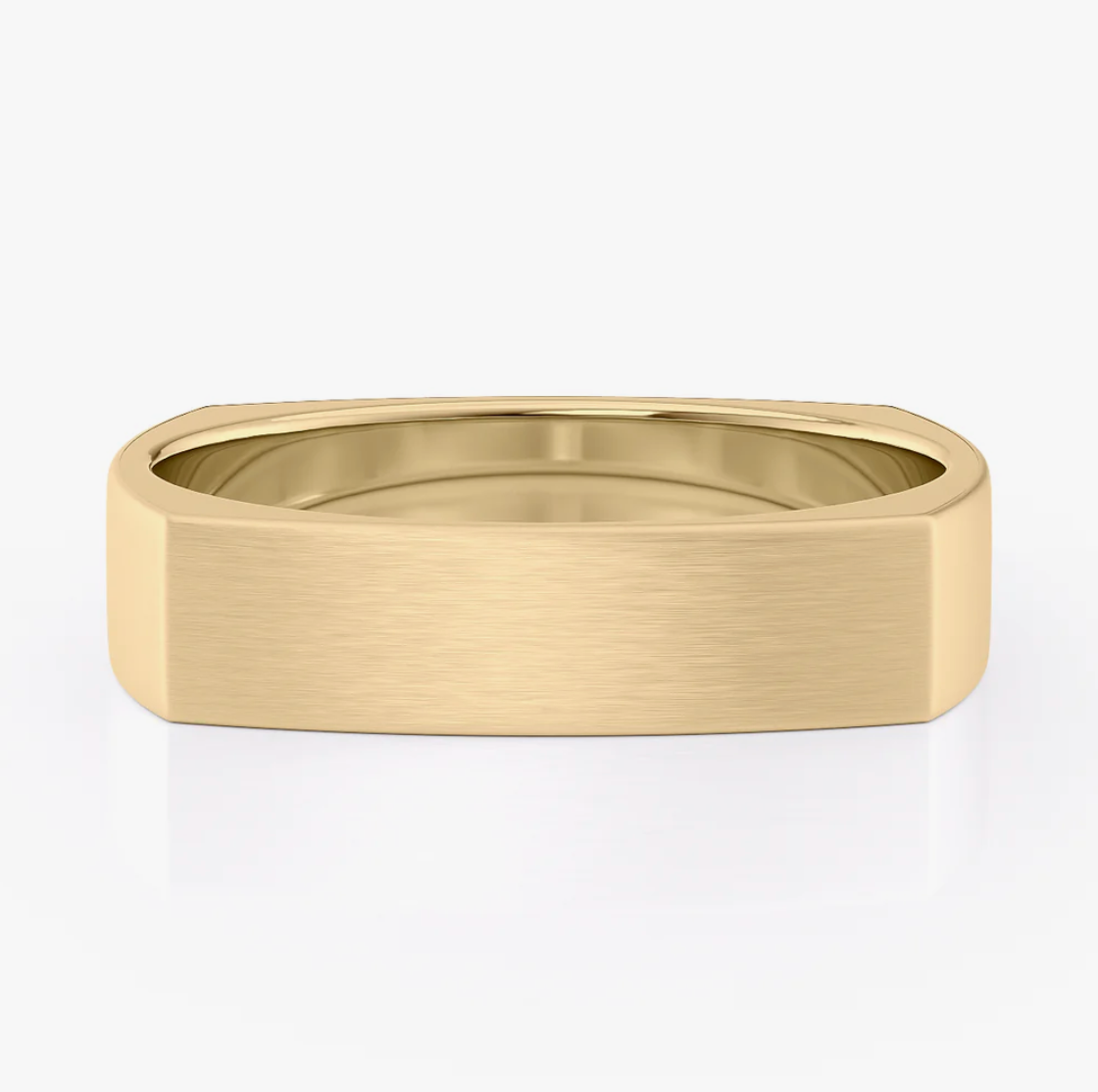 Carlos - Sleek Square Edge Wedding Band