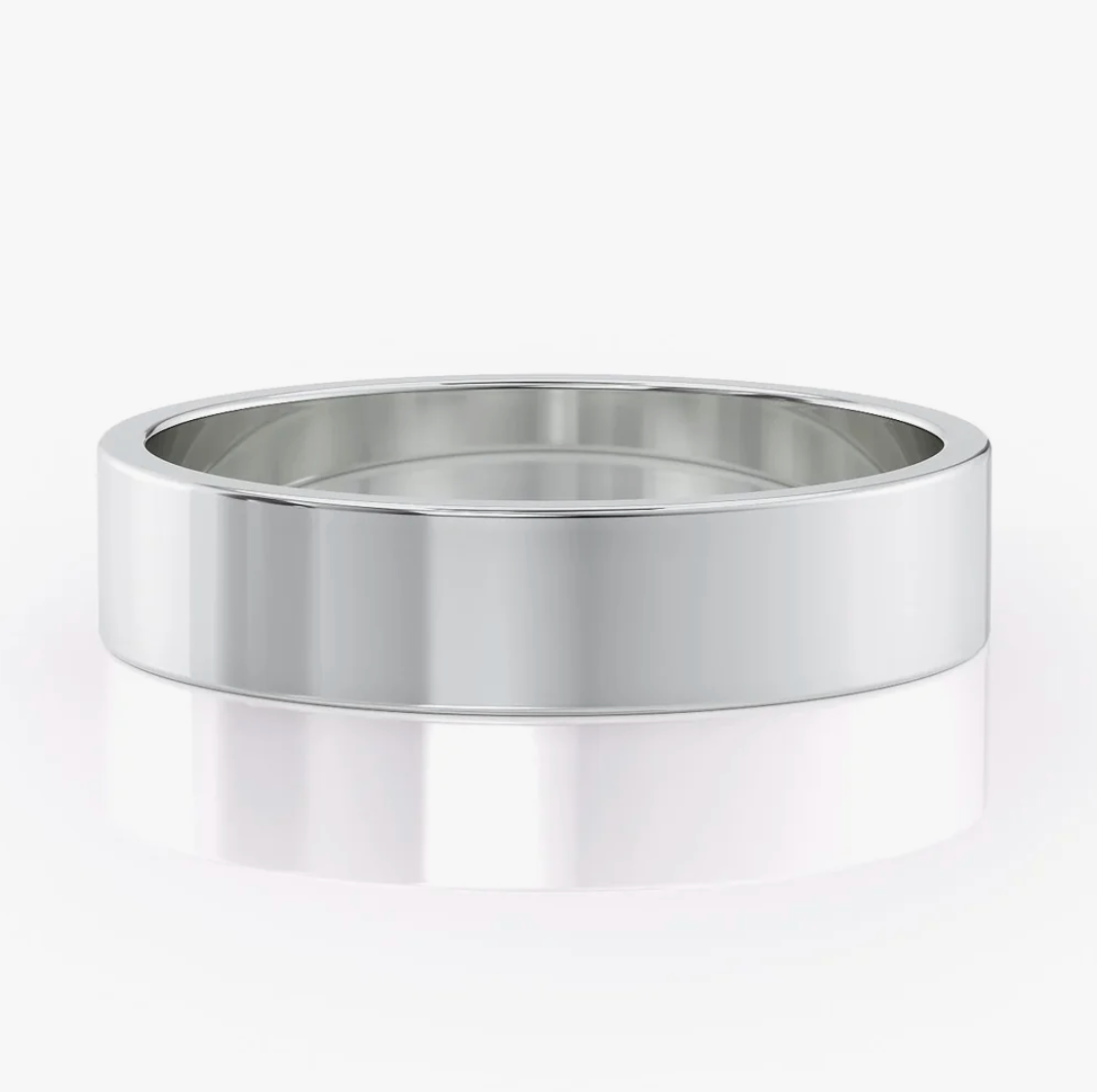 Men’s Engagement Ring 9K & 18K Gold • Platinum Plain Band