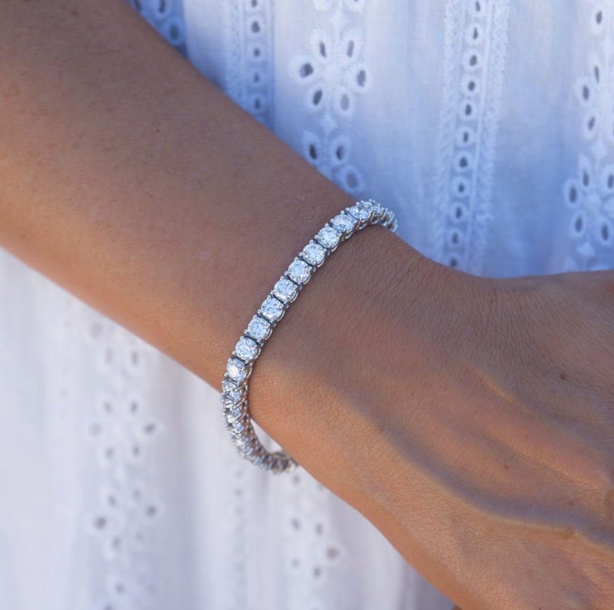 10 Carat Diamond Tennis Bracelet