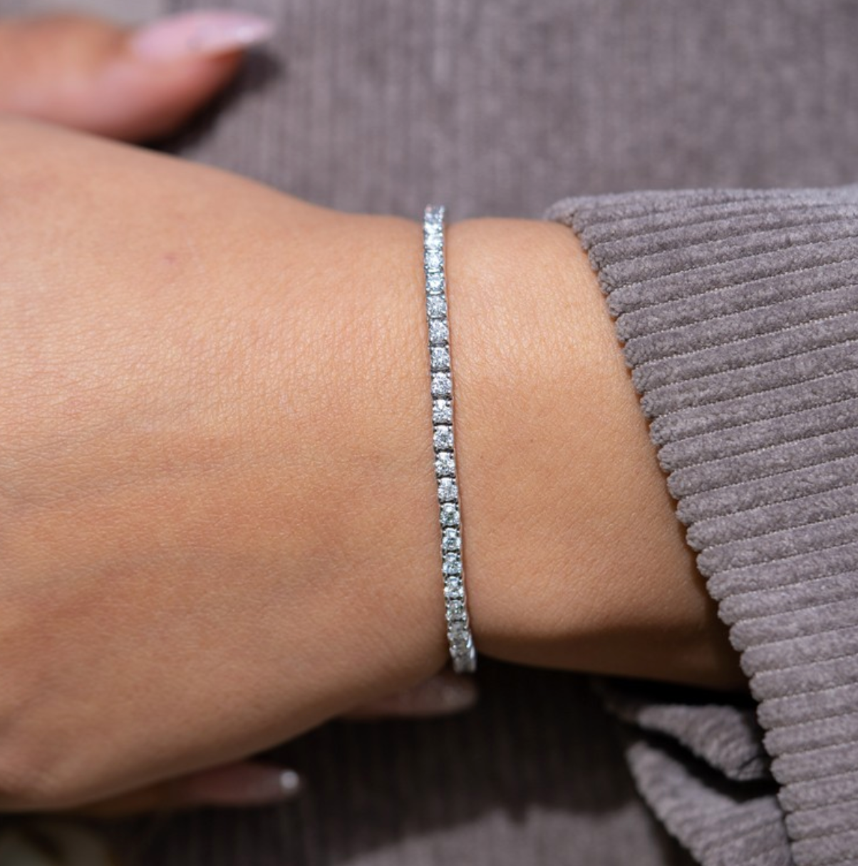 3 Carat Diamond Tennis Bracelet – Lab-Grown