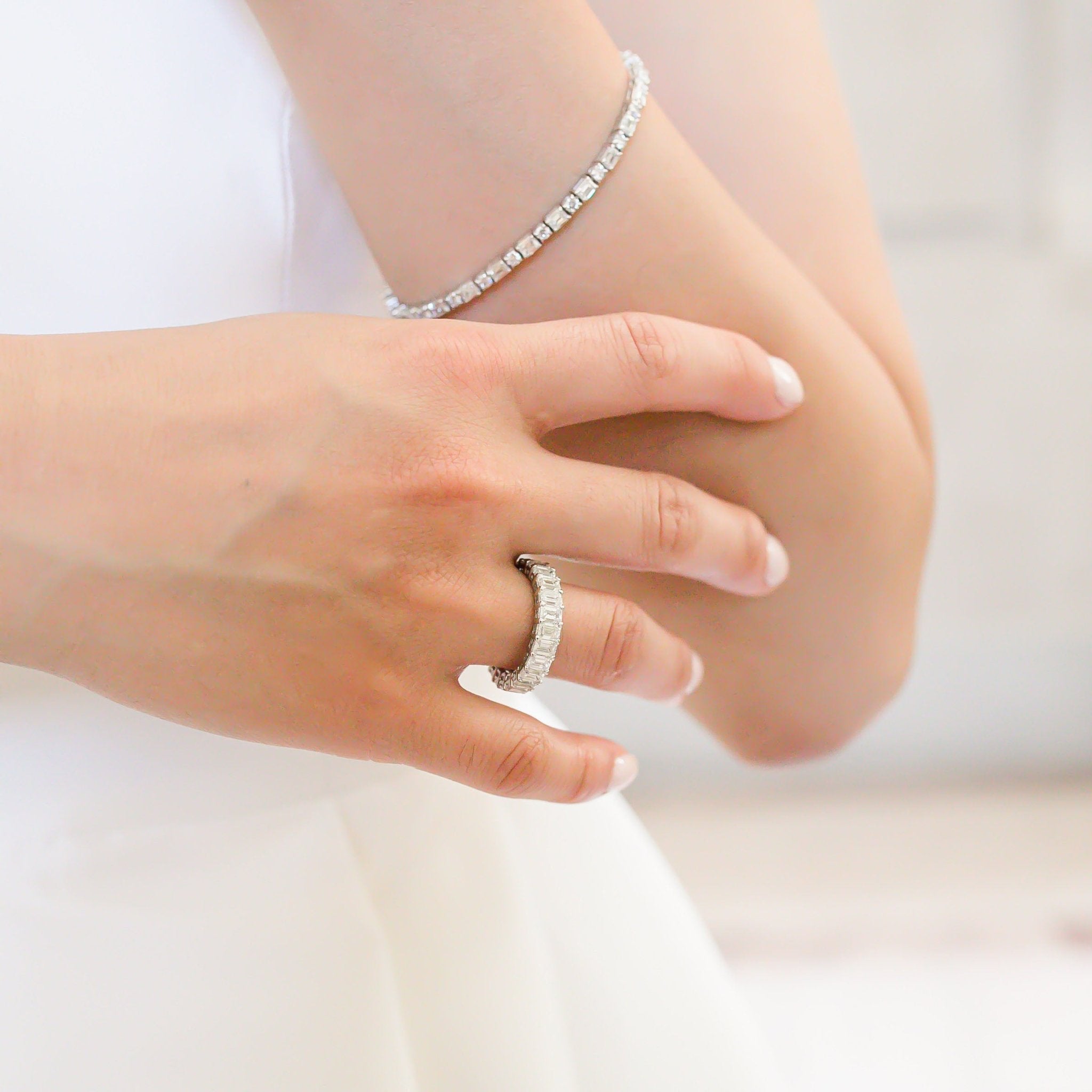 Charlotte Eternity 7.5 Carat Wedding Band - Raphana Jewellery