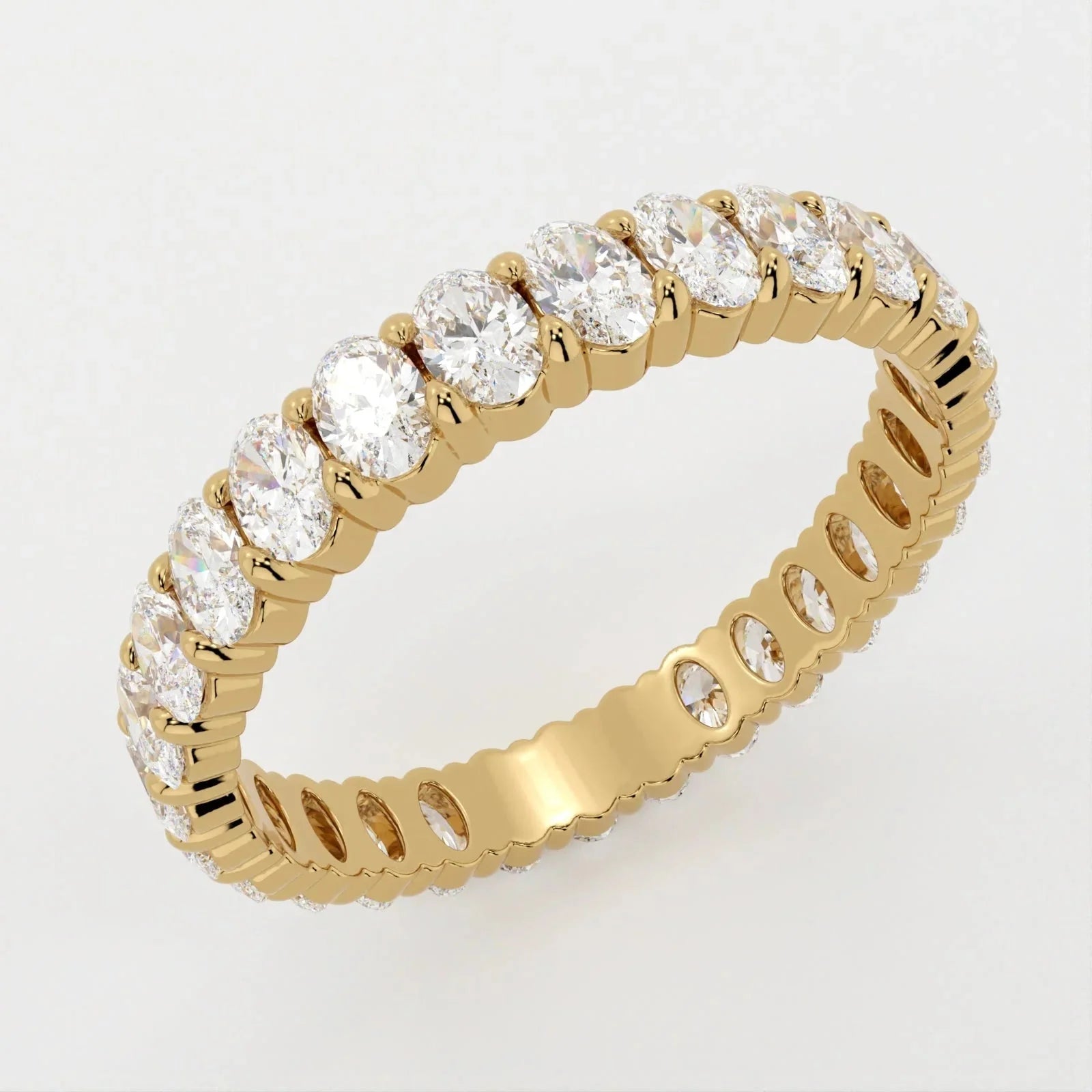 Constellation 2 Carat Moissanite Wedding Band - Raphana Jewellery