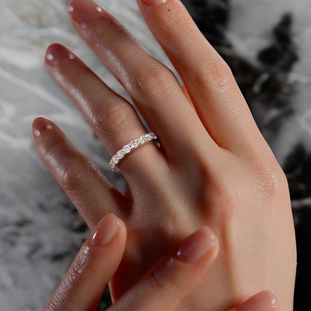 Eternity Wedding Band - Lab Grown - Raphana Jewellery