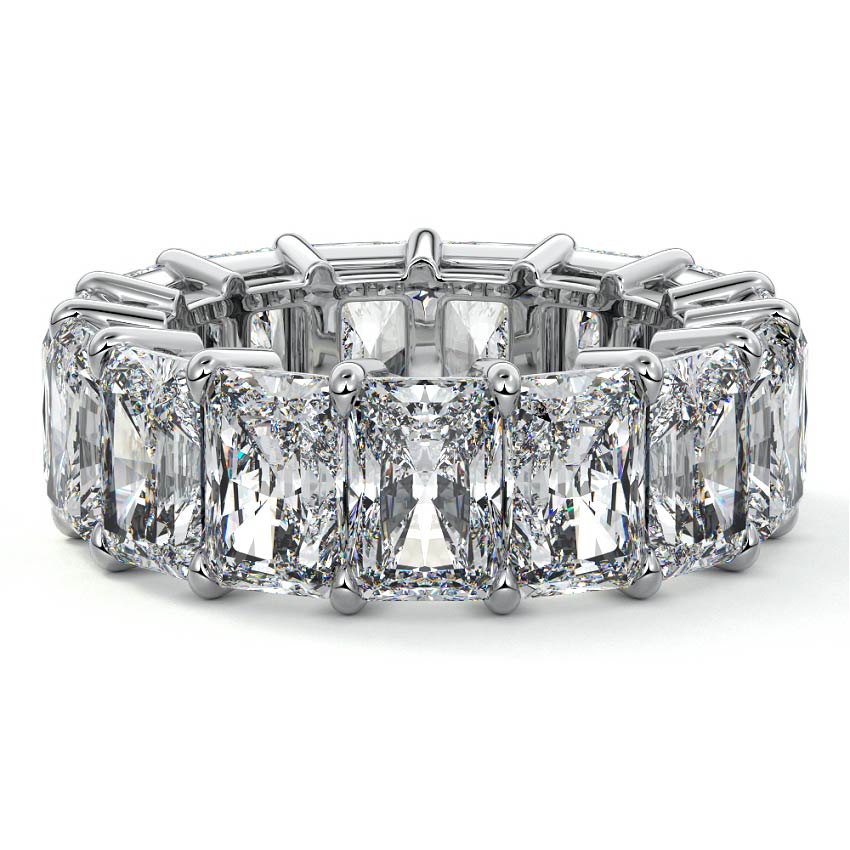 Zuri - Men’s Eternity Radiant Cut Wedding Ring
