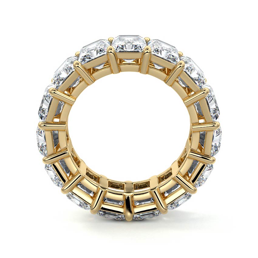 Zuri - Men’s Eternity Radiant Cut Wedding Ring