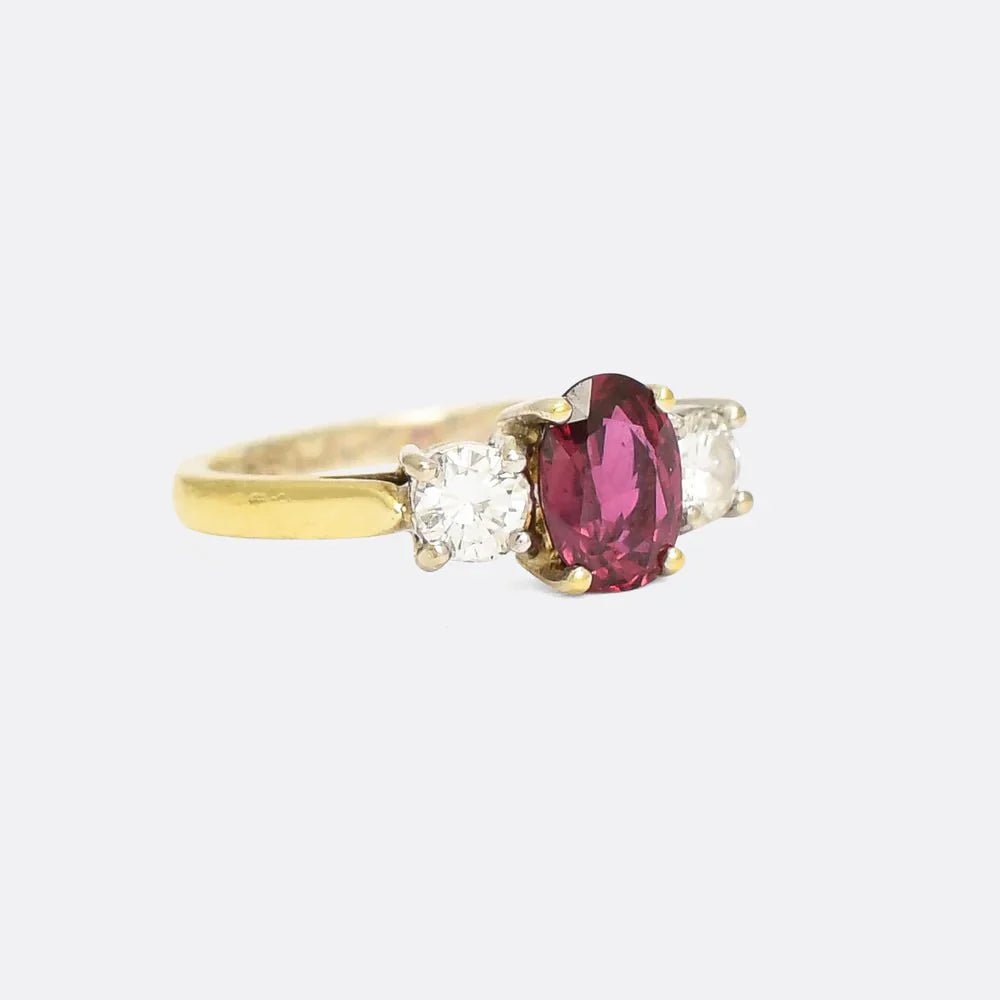 Leia - Ruby Ring - Raphana Jewellery