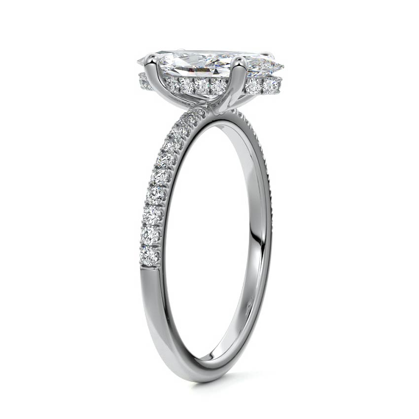 Majesty Lab-Grown Diamond Marquise Ring - Raphana Jewellery