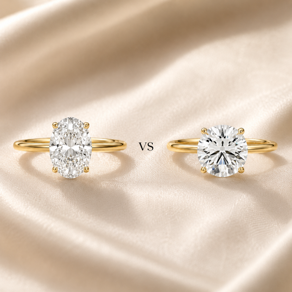 Oval vs Round Engagement Rings: Which Shape Should You Choose?