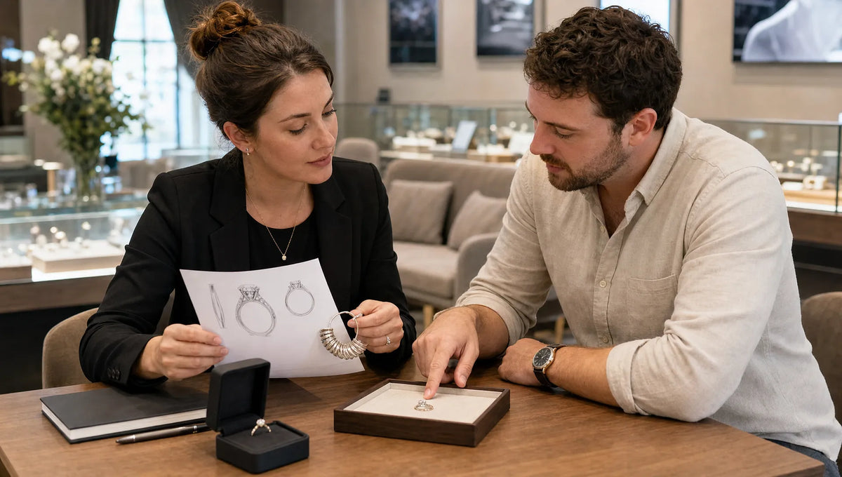 Custom Diamond Rings: From First Sketch to Final Setting