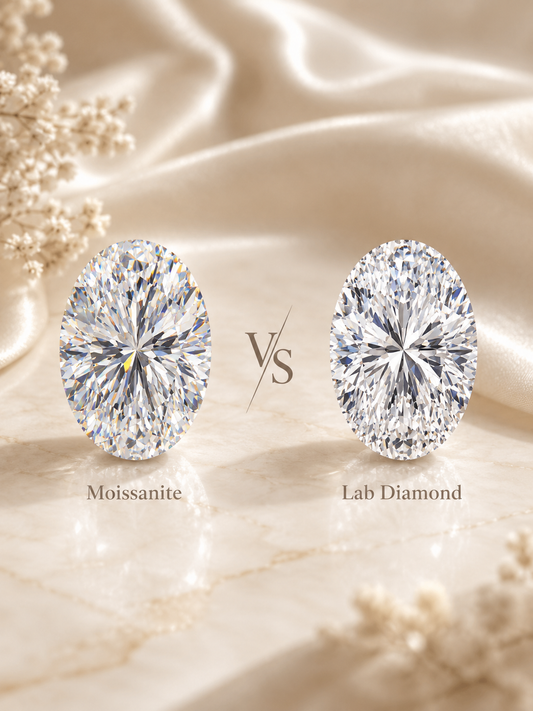 Moissanite vs Lab Grown Diamond: What’s the Difference?