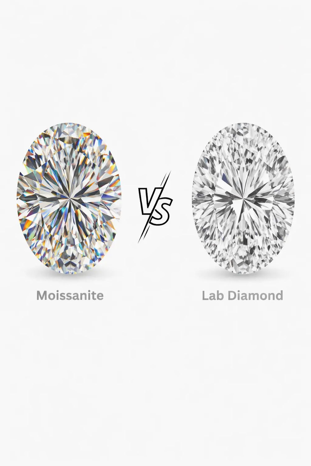 Moissanite vs Lab Grown Diamond: What’s the Difference?