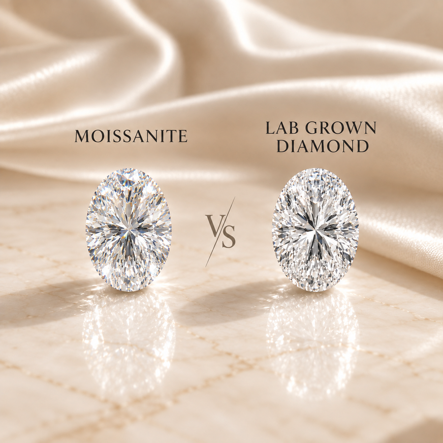 Moissanite vs Lab Grown Diamond NZ: What’s the Difference?