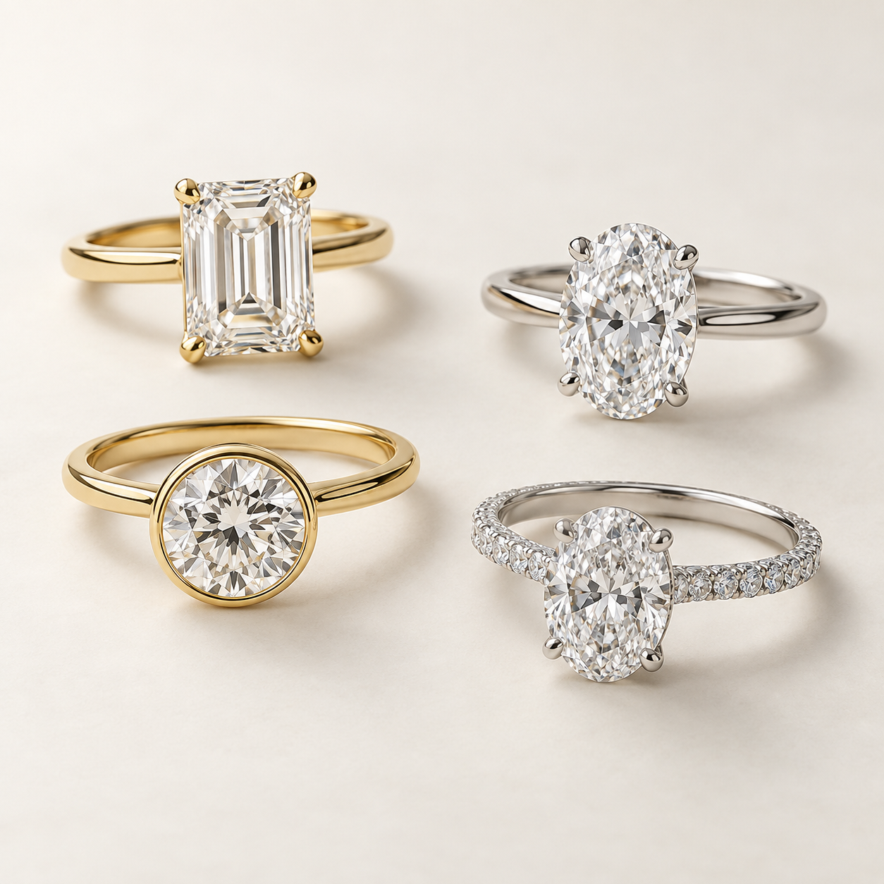 $4,000–$6,000 Engagement Rings NZ | Lab Grown Diamonds | Nura Lab