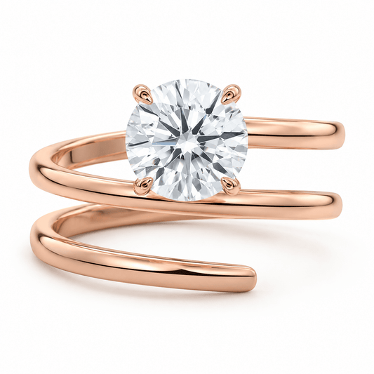 Maeve - Round Lab Grown Diamond Spring Engagemant Rings