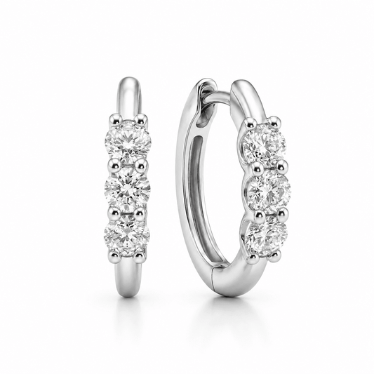 2ct Trilogy Earrings