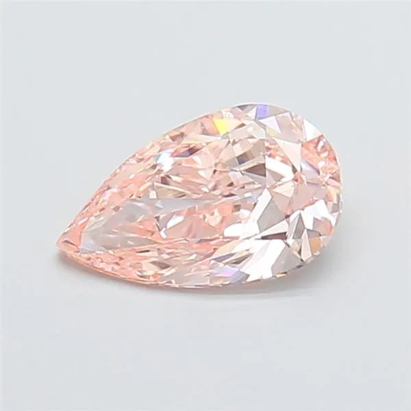 1.00ct Pear Lab Grown Diamond (Colour Fancy Light Pink, Clarity VS2, IGI Certified)