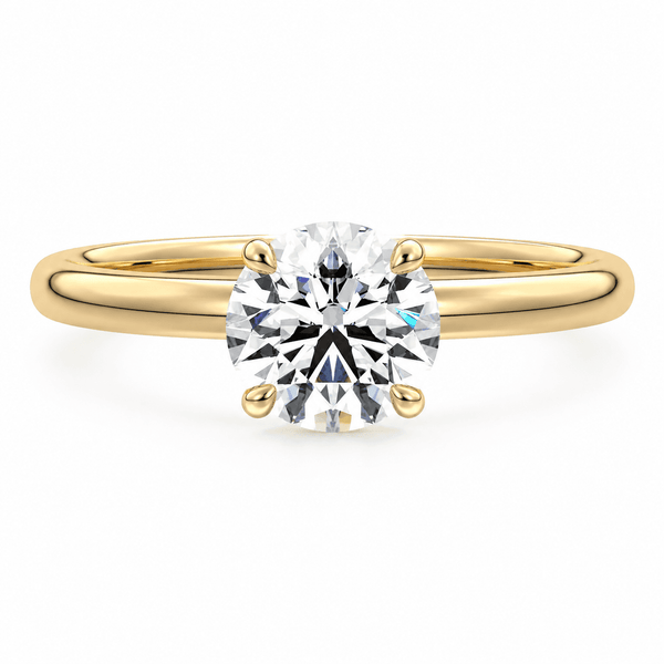 Rose - Round Solitaire Lab Grown Diamond Engagement Ring