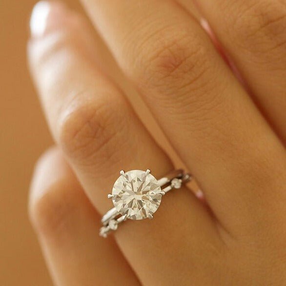 1.5 CT Lone Star Solitaire Ring - Raphana Jewellery