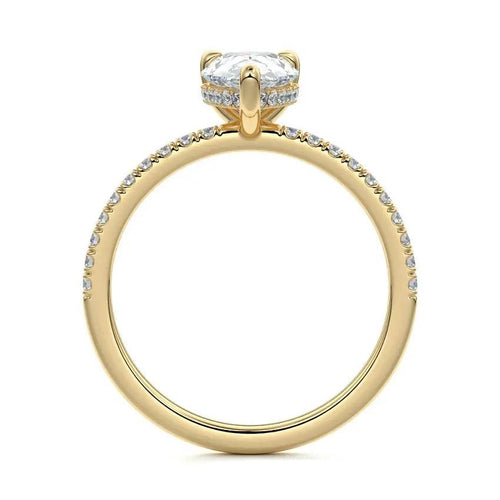 1.5CT Molly Pear Lab-Grown Engagement Ring - Raphana Jewellery