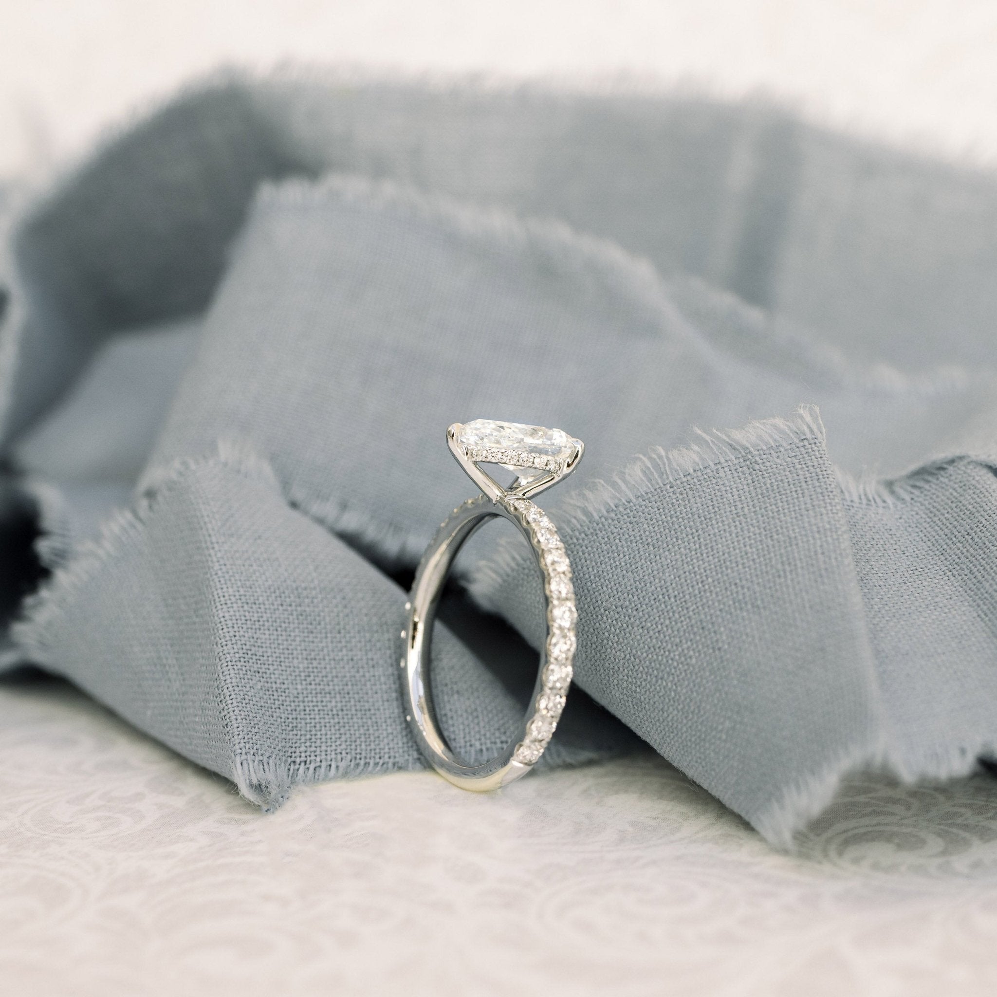 1.5CT Molly Pear Lab-Grown Engagement Ring - Raphana Jewellery