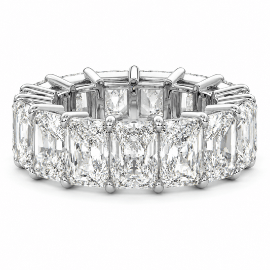 Zuri - Men’s Eternity Radiant Cut Wedding Ring