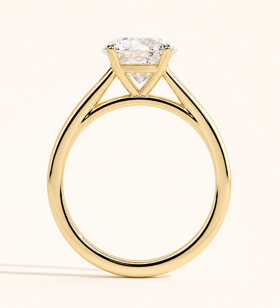 Cathedral setting ring