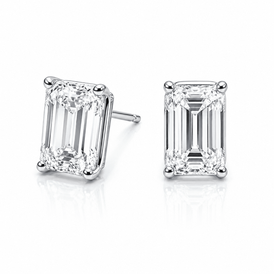Abigail Emerald Stud Earrings