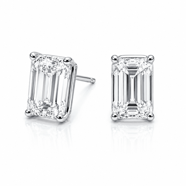 Abigail Emerald Stud Earrings