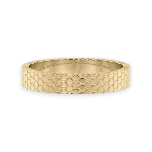Men’s Wedding Band Ring 9K Gold - Nura Lab 