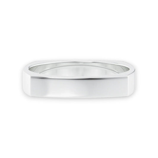 Carlos - Sleek Square Edge Wedding Band