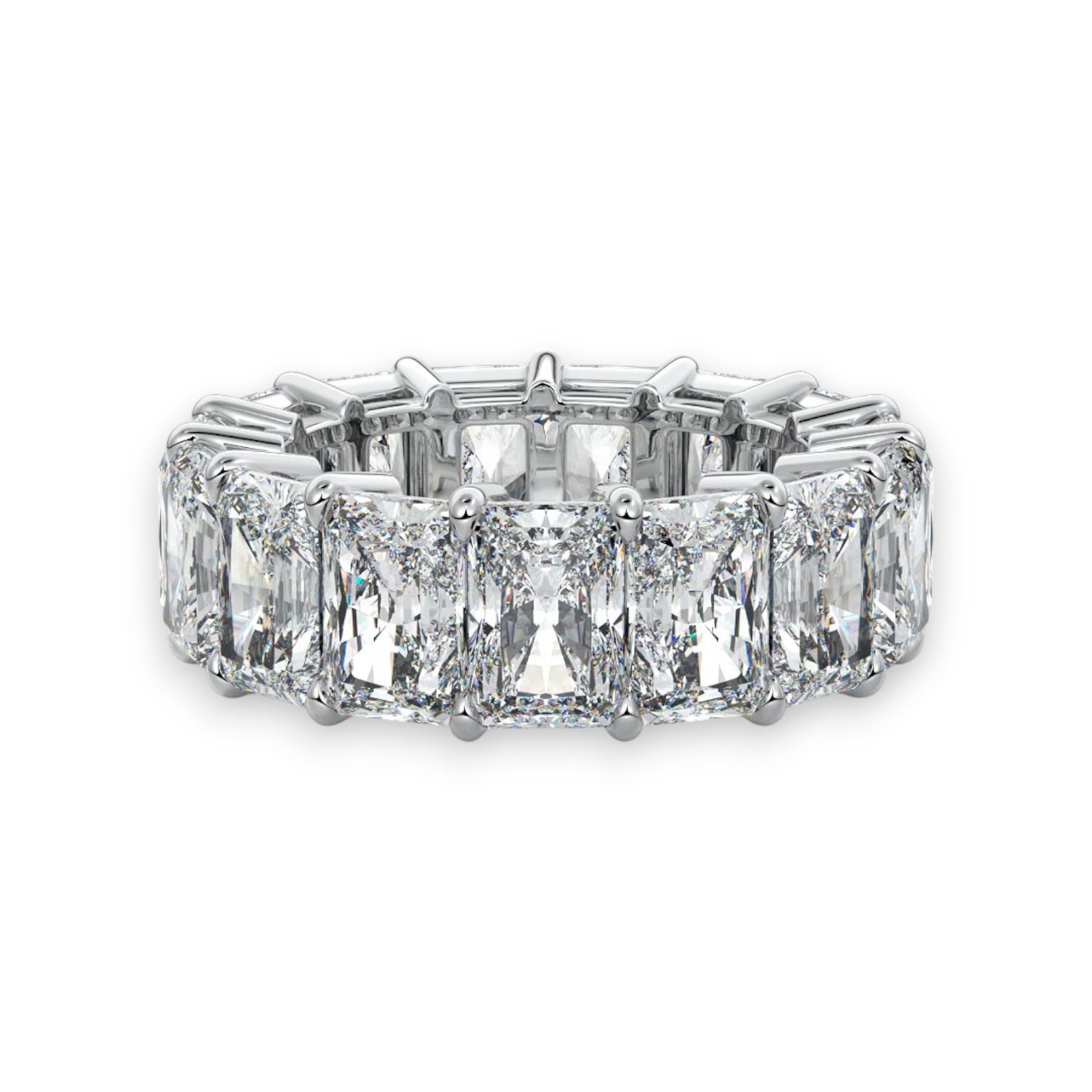 Zuri - Men’s Eternity Radiant Cut Wedding Ring