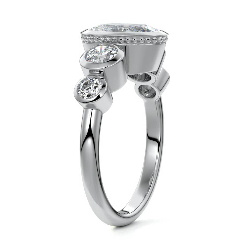 Willow - Five Stone Side Stone Engagement Ring