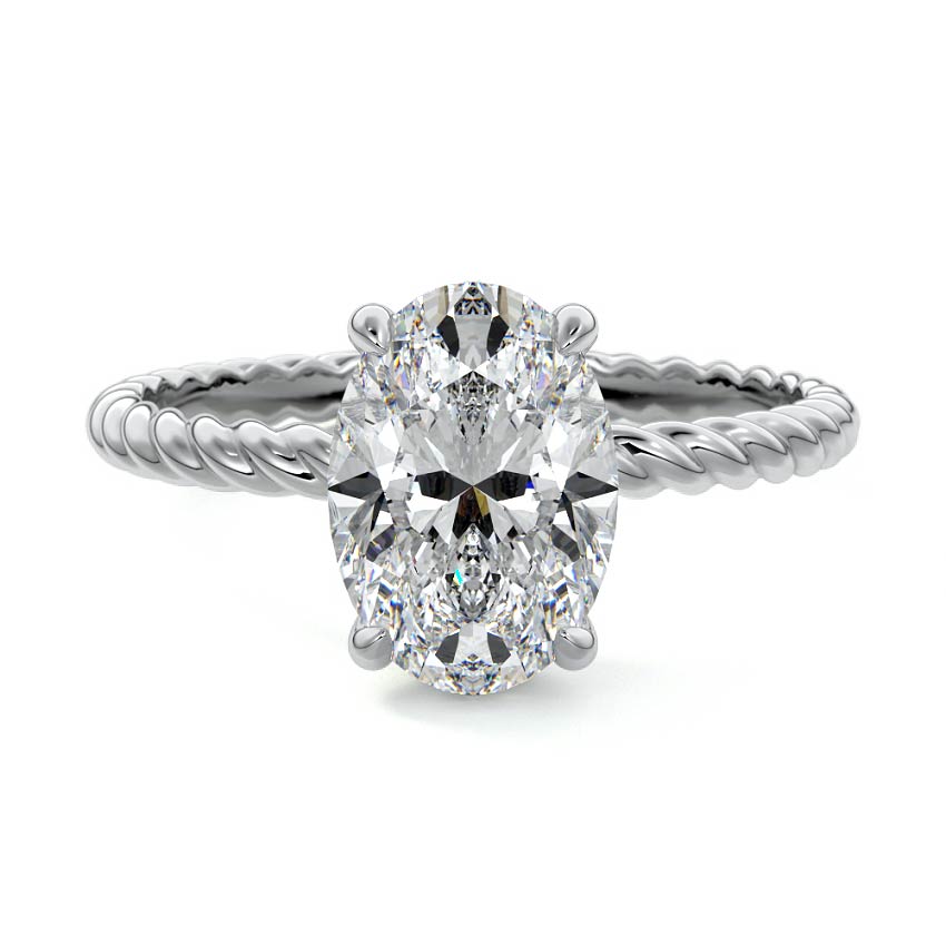 Nova - Rope Twisted Lab-Grown Diamond Engagement Ring