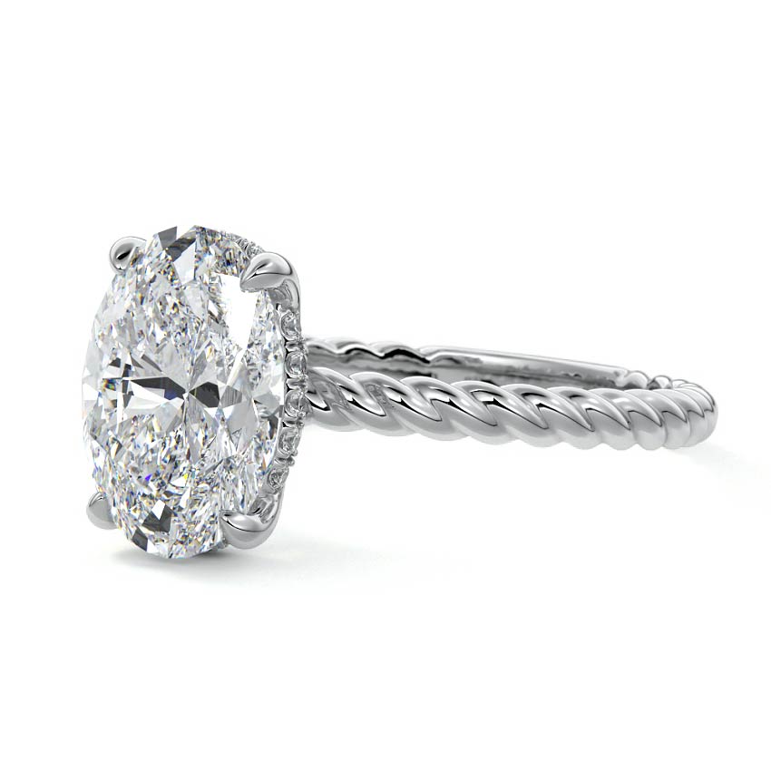Nova - Rope Twisted Lab-Grown Diamond Engagement Ring