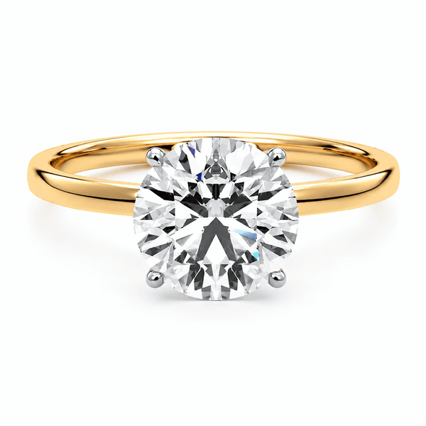 Amayah - Round Solitaire Lab Grown Diamond Engagement Ring