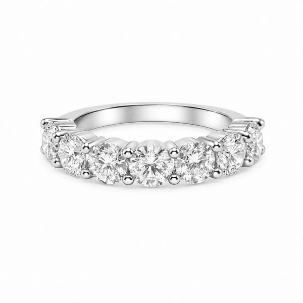 2.5 Carat Seven-Stone Round Anniversary Band